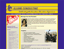 Tablet Screenshot of illumeconsulting.ca